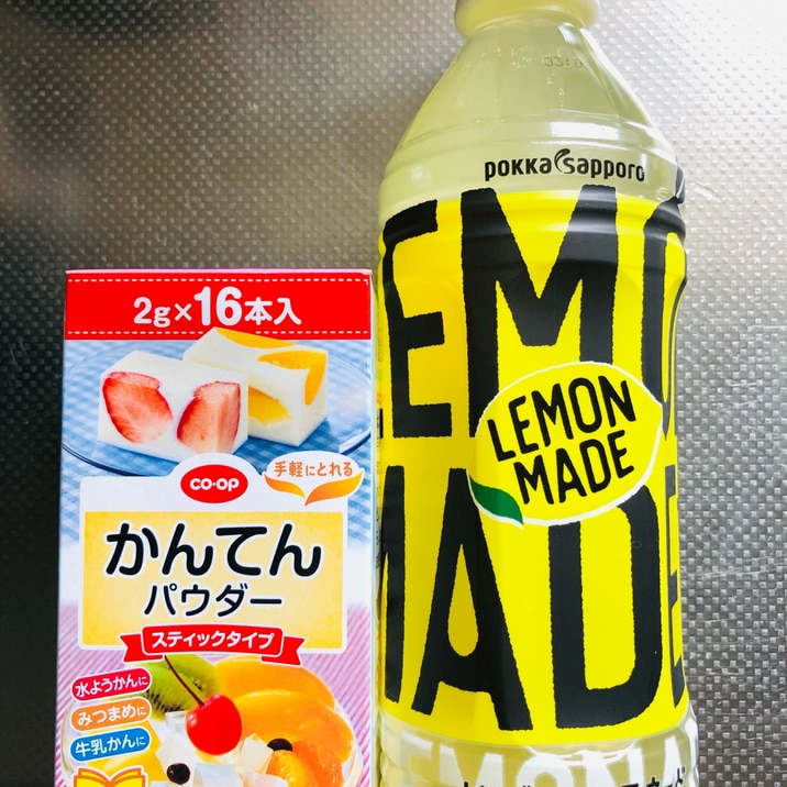 寒天で溶けにくい♩ペットボトル飲料ゼリー